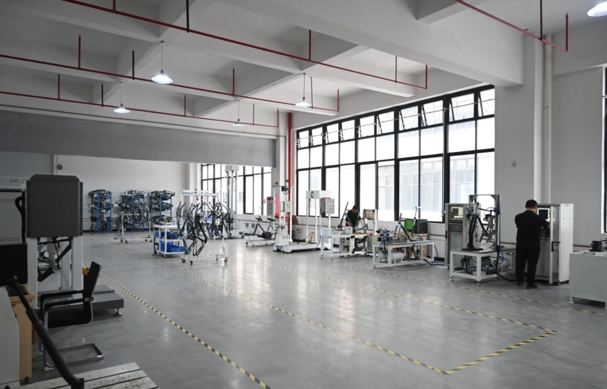 Clean and organized carbon fiber manufacturing workshop