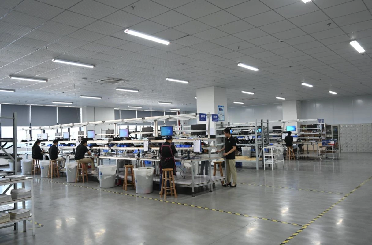 Bright production workstations at the WORKSWELL factory